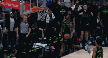 电竞比分网-必须50分！米西飞天大帽 锡安反击面对空篮抡圆了大风车暴扣